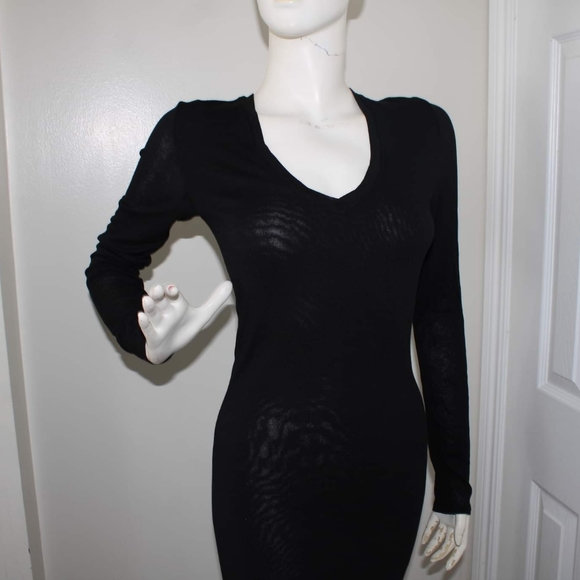 BCBGMaxazria V Neck Bodycon Dress - Picture 5 of 8
